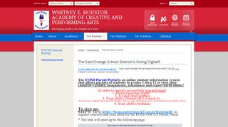 
                            5. FOCUS Parent Portal - East Orange School District