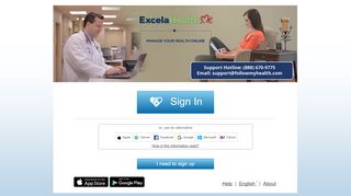 
                            4. FollowMyHealth® Sign In - Excelahealth Me Portal Page