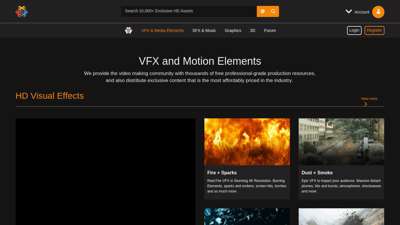 
                            10. FootageCrate: Free Video Effects - The Best HD & 4K VFX