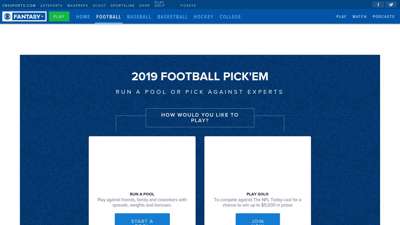 
                            6. Football Office Pool Manager and Game Pick'em - CBSSports.com