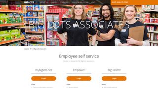 
                            3. For Big Lots Associates | Big Lots - Empower Self Service Portal