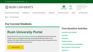 
                            2. For Current Students | Rush University - Rush Email Login