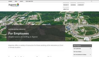 
                            10. For Employees | Argonne National Laboratory - Csm Employee Portal