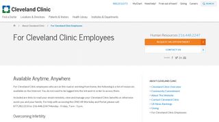 For Employees  Cleveland Clinic