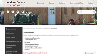 For Employees  Loudoun County, VA - Official Website