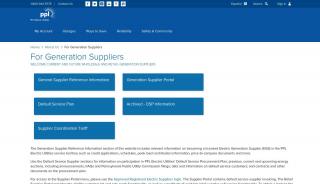 For Generation Suppliers - PPL Electric Utilities - Ppl Supplier Portal