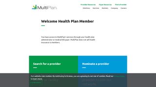 
                            4. For Health Plan Members - MultiPlan - Cardinal Choice Health Insurance Login