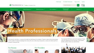 
For Health Professionals - ProMedica
