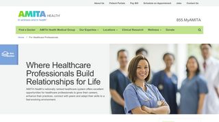 
                            3. For Healthcare Professionals | AMITA Health - Presence Health Portal