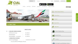 
                            7. For Import Cargo - The Official Website of Cochin International ... - Cial Aero Portal