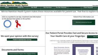
                            1. For Our Patients - Minnie Hamilton Health System - Minnie Hamilton Patient Portal