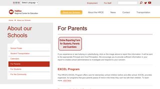 
                            2. For Parents | Halifax Regional Centre for Education - Hrsb Parent Portal