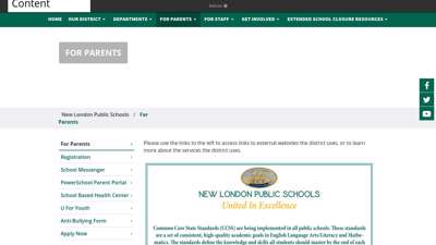 For Parents - New London Public Schools