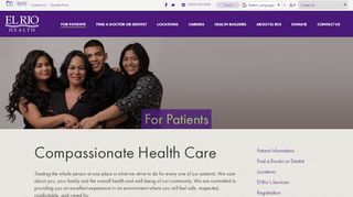 For Patients – El Rio Health - El Rio Health Portal