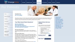 
                            1. For Patients - EmergeOrtho - Triangle Orthopedics Patient Portal