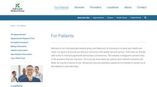 For Patients | Gulf Coast Medical Group | Florida - Gulf Coast Medical Center Patient Portal