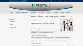 
                            2. For Patients | Infirmary Health - Mobile Infirmary Patient Portal