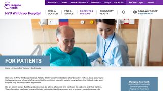 
                            4. For Patients | NYU Winthrop Hospital - Winthrop Patient Portal