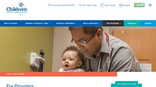 
                            4. For Providers | Children's Hospital & Medical Center - Childrens Connect Health Portal
