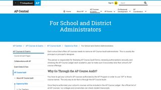 
                            4. For School and District Administrators – AP Course Audit | AP ... - Ap Audit Teacher Portal