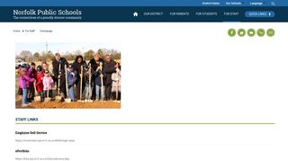 
                            5. For Staff / Homepage - Norfolk Public Schools - Schoolnet Student Portal Norfolk Public Schools
