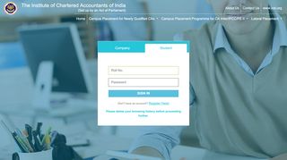 
                            1. For Student - ICAI | CMI&B PLACEMENTS - Icai Campus Placement Portal