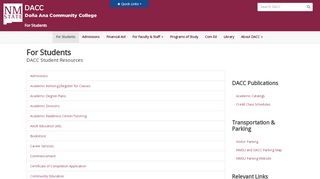 
                            5. For Students | Doña Ana Community College - Dacc Nmsu Edu Portal