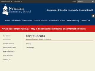 For Students - Newman Elementary School