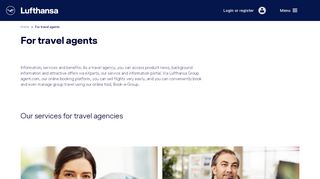 
                            5. For travel agents - Lufthansa - Lufthansa Expert Portal