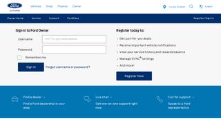 
                            6. Ford - Sign In - Ford Owner - Ford Online Portal