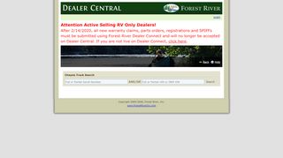 
                            4. Forest River Dealer Central - Forest River Portal
