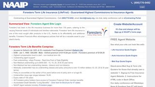 
                            5. Foresters Life Insurance Agent Website, Appointments & Term Life ... - Foresters Agent Portal
