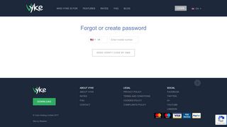 
                            4. Forgot or set up a new password | Vyke - Vyke Portal