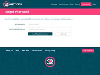 
                            3. Forgot Password | 32auctions
