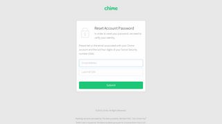 
                            6. Forgot Password | Chime - Chime Me Portal