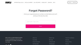 
                            7. Forgot Password | KeKu - Keku Portal Page