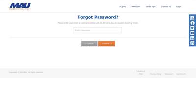 Forgot Password - MAU