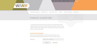 
                            6. Forgot Password - Wink - Wink Portal Password Reset