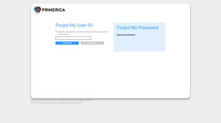 
                            6. Forgot User ID - My Primerica - Primerica Employee Portal