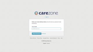 
                            2. Forgot your password? | CareZone - Carezone Portal