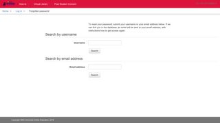 
                            4. Forgotten password - Blended AMA University - Yic E Learning Portal