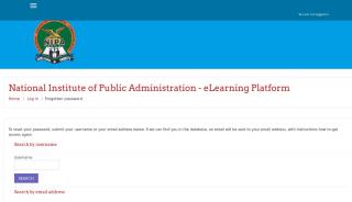Forgotten password - National Institute of Public Administration - NIPA - Www Nipa Ac Zm Student Portal
