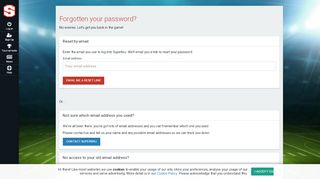 
                            6. Forgotten Password - Superbru - Www Superbru Portal