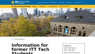 
                            4. Former ITT Tech Students - Seattle Central College - Itt Tech Student Portal