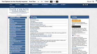 
                            8. Forms and Link - Tate County School District - Time Online Tate Timesheet Login