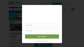 
                            3. Fort Ad Pays Review – Is it a Scam or Legit? | Online Earning ... - Fort Ad Pays Portal