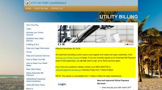 
                            1. Fort Lauderdale Utility Billing - City of Fort Lauderdale - Fort Lauderdale Utility Portal