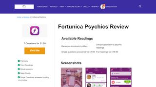 
Fortunica Psychics Review 2019 | SCAM or Accurate Readers?  
