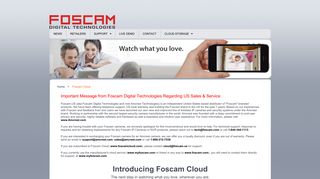 
                            4. Foscam Cloud - Foscam Cloud Portal