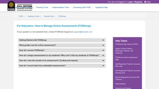 
                            1. FOSSmap Assessment - FOSSweb - Https Fossmap Com Student Portal